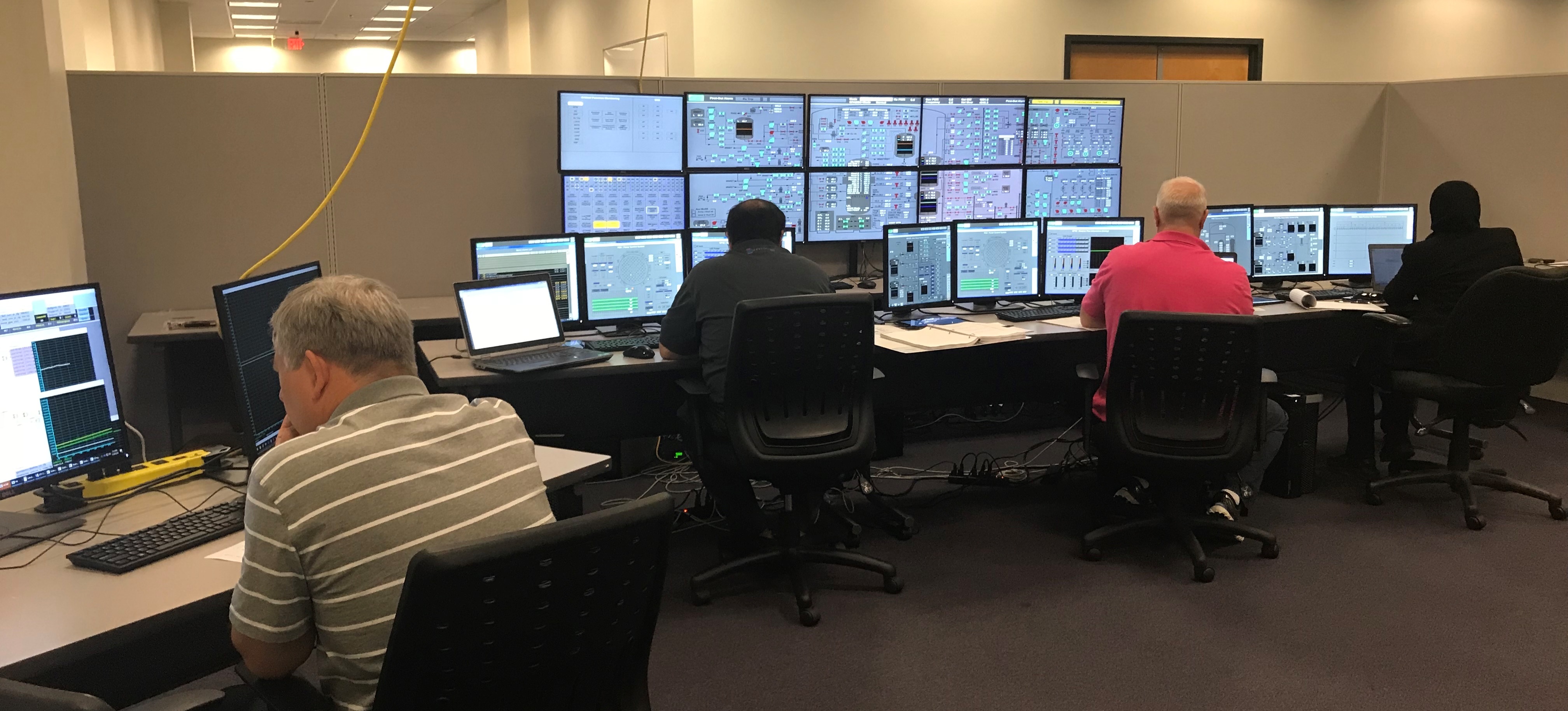 A test platform has been set up in the WSC main office in Frederick, MD to allow Nawah?s test operation staff to verify and accept the upgraded simulator